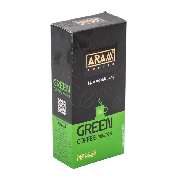قیمت پودر قهوه سبز آرام - 100 گرم