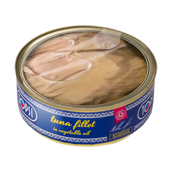 خرید کنسرو ماهی فیله تن در روغن گیاهی تاپسی - 240 گرم