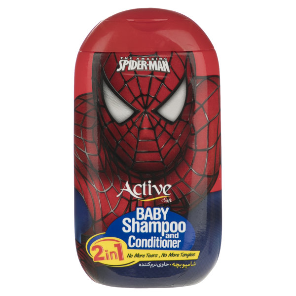 قیمت شامپو بچه اکتیو مدل Spider Man مقدار 280 گرم
