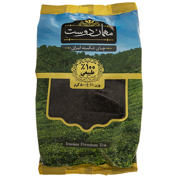 قیمت چای شکسته ایرانی مهمان دوست مقدار 500 گرم