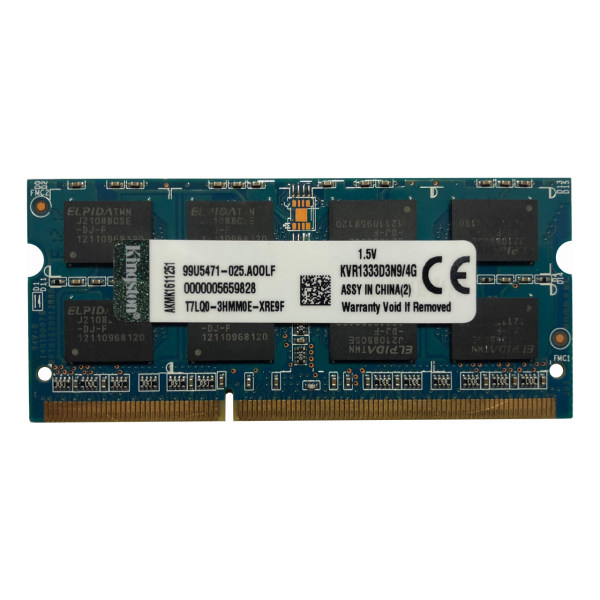 خرید رم لپ تاپ کینگستون مدل 10600 DDR3 1333MHz ظرفیت 4 گیگابایت