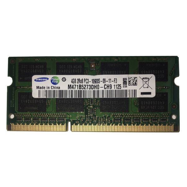قیمت رم لپ تاپ سامسونگ مدل DDR3 10600s MHz ظرفیت 4 گیگابایت