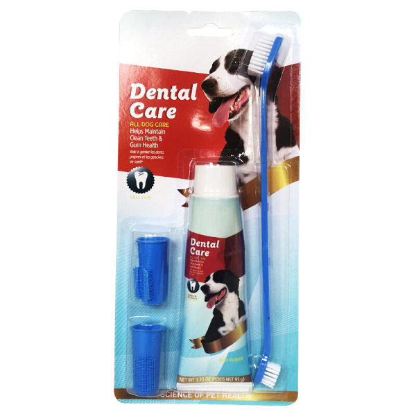 خرید ست مسواک و خمیر دندان سگ مدل Dental Care