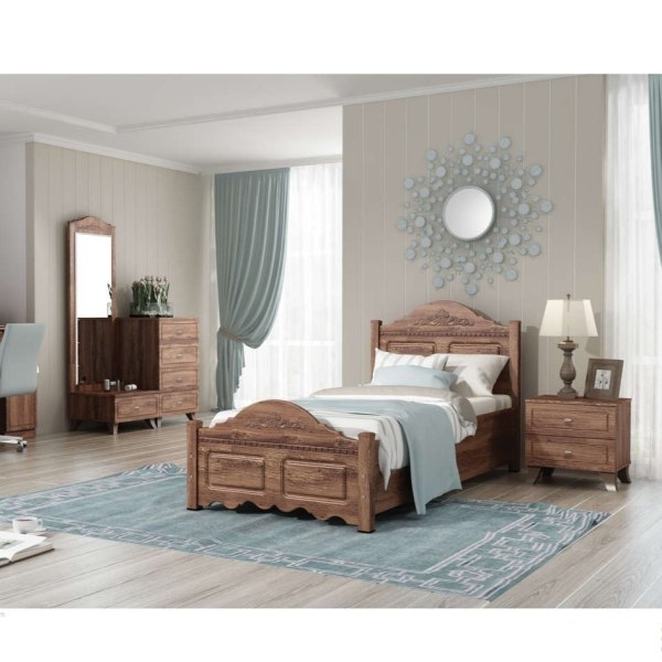 قیمت تخت خواب یکنفره مدل وستا سایز ۹۰ ×۲۰۰ سانتی متر