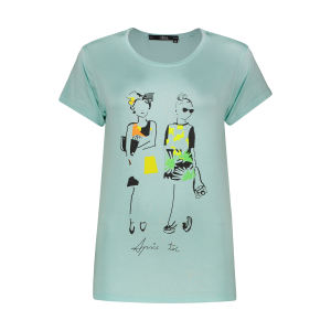 خرید تی شرت لانگ زنانه نیزل مدل P032001091020255-091