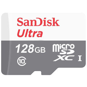 خرید کارت حافظه microSDXC سن دیسک مدل Ultra کلاس 10 استاندارد UHS-I U1 سرعت 100MBps ظرفیت 128 گیگابایت