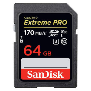 قیمت کارت حافظه SD سندیسک مدل SD Card 64GB 170mbs ظرفیت 64 گیگابایت