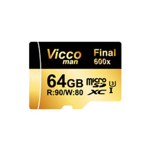 قیمت کارت حافظه microSDXC ویکو من مدل Final 600X کلاس 10 استاندارد UHS-I U3 سرعت 90MBps ظرفیت 64گیگابایت همراه با آداپتور SD