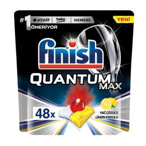قیمت قرص ماشین ظرفشویی فینیش مدل Quantum Max Leamon بسته 48 عددی