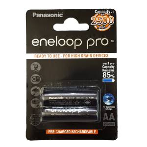 خرید باتری قلمی قابل شارژ پاناسونیک مدل Eneloop Pro - بسته 2 عددی