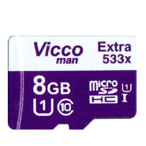 قیمت کارت حافظه microSDHC ویکو من مدل Extre 533X کلاس 10 استاندارد UHS-I U1 سرعت80MBpsظرفیت 8 گیگابایت