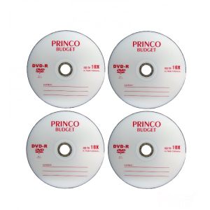 قیمت دی وی دی خام پرینکو مدل DVD-R بسته ۴ عددی