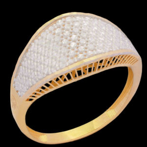 قیمت انگشتر طلا 18 عیار زنانه طلای مستجابی مدل آوا کد 67040