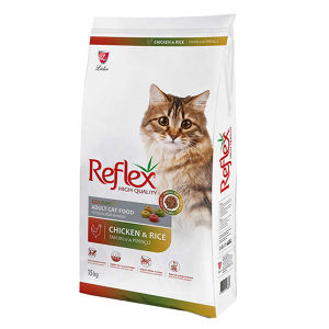 خرید غذای خشک گربه بالغ رفلکس مدل Multicolor New وزن 15 کیلوگرم