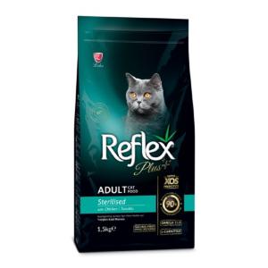 خرید غذای خشک گربه عقیم شده رفلکس مدل Sterlised وزن 1.5 کیلوگرم