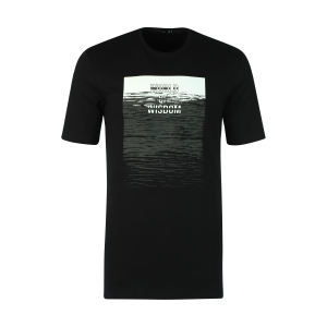 خرید تی شرت لانگ مردانه پاتن جامه مدل 131621000382846 رنگ مشکی