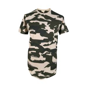 خرید تی شرت لانگ مردانه مدل چاپ ارتشی کد 122185-32 رنگ کرمی