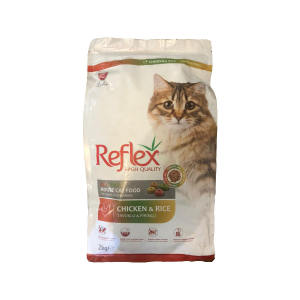 خرید غذای خشک گربه رفلکس مدل مولتی کالر وزن 2 کیلوگرم