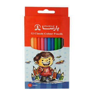 قیمت مداد رنگی 12 رنگ پارسا طرح پسر بچه کد 110711