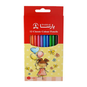قیمت مداد رنگی 12 رنگ پارسا طرح دختر بچه کد 110712