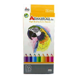 خرید مداد رنگی 12 رنگ آدمیرال مدل MDF