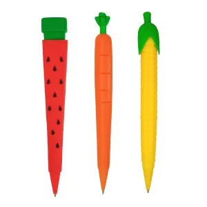 قیمت مداد نوکی 0.5 میلی متری طرح میوه ها کد 01 مجموعه 3 عددی